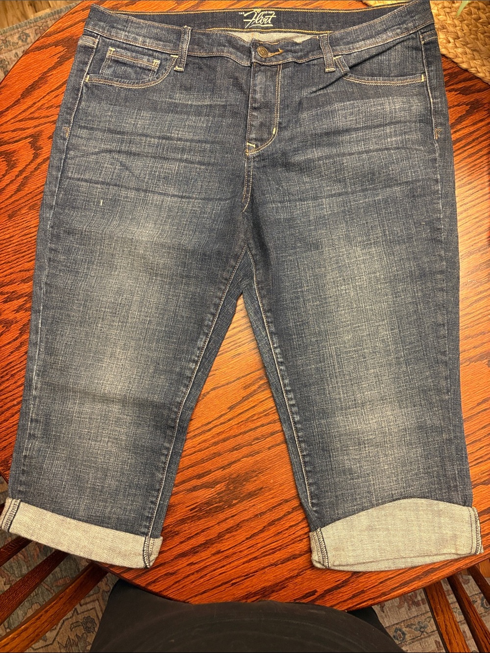 Old navy Women's Dark Blue Cropped Denim Capris